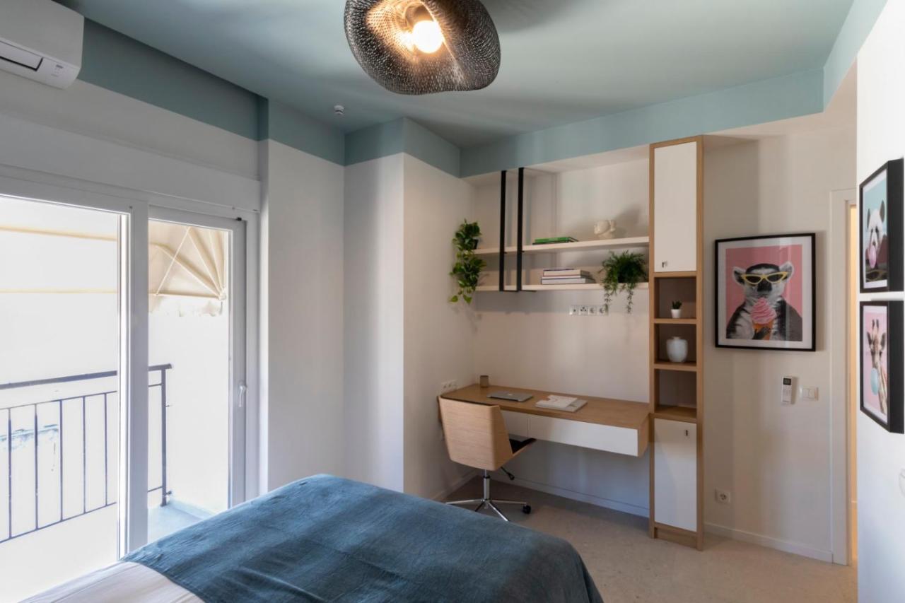 Modern 4Bd Apt Near Piraeus Port-Ath-15 Min Walk-Pirasmus Residencies Bagian luar foto