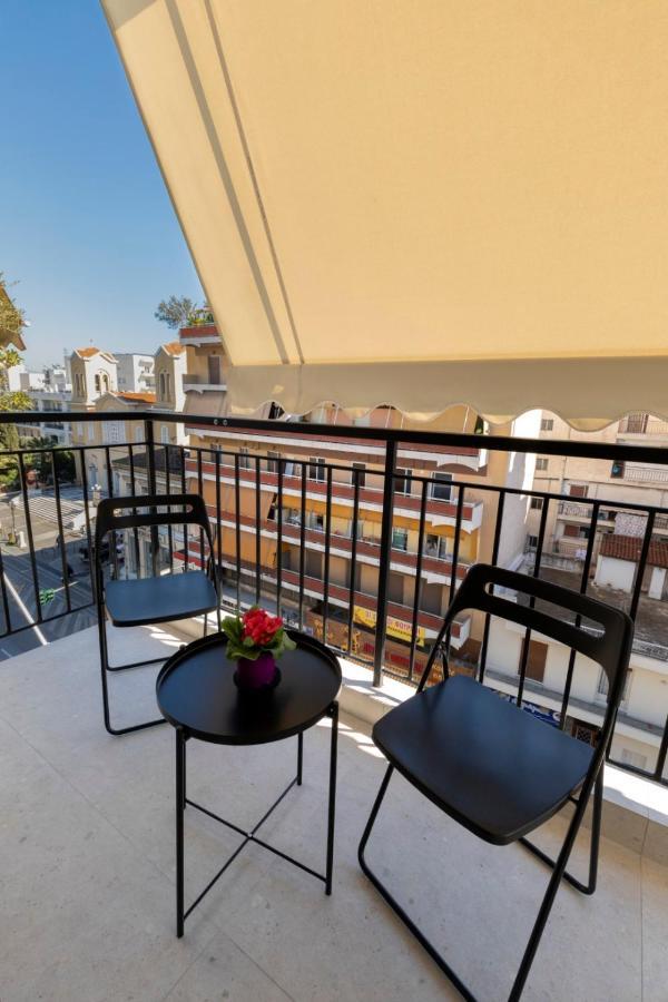 Modern 4Bd Apt Near Piraeus Port-Ath-15 Min Walk-Pirasmus Residencies Bagian luar foto