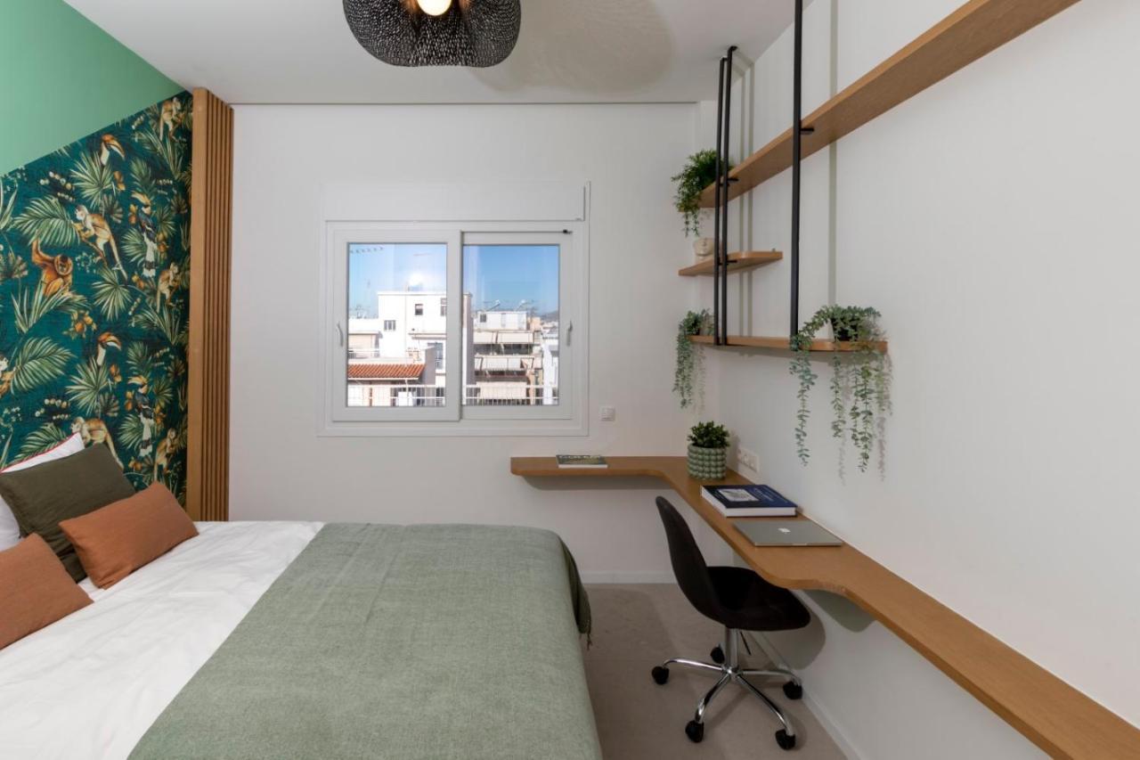 Modern 4Bd Apt Near Piraeus Port-Ath-15 Min Walk-Pirasmus Residencies Bagian luar foto